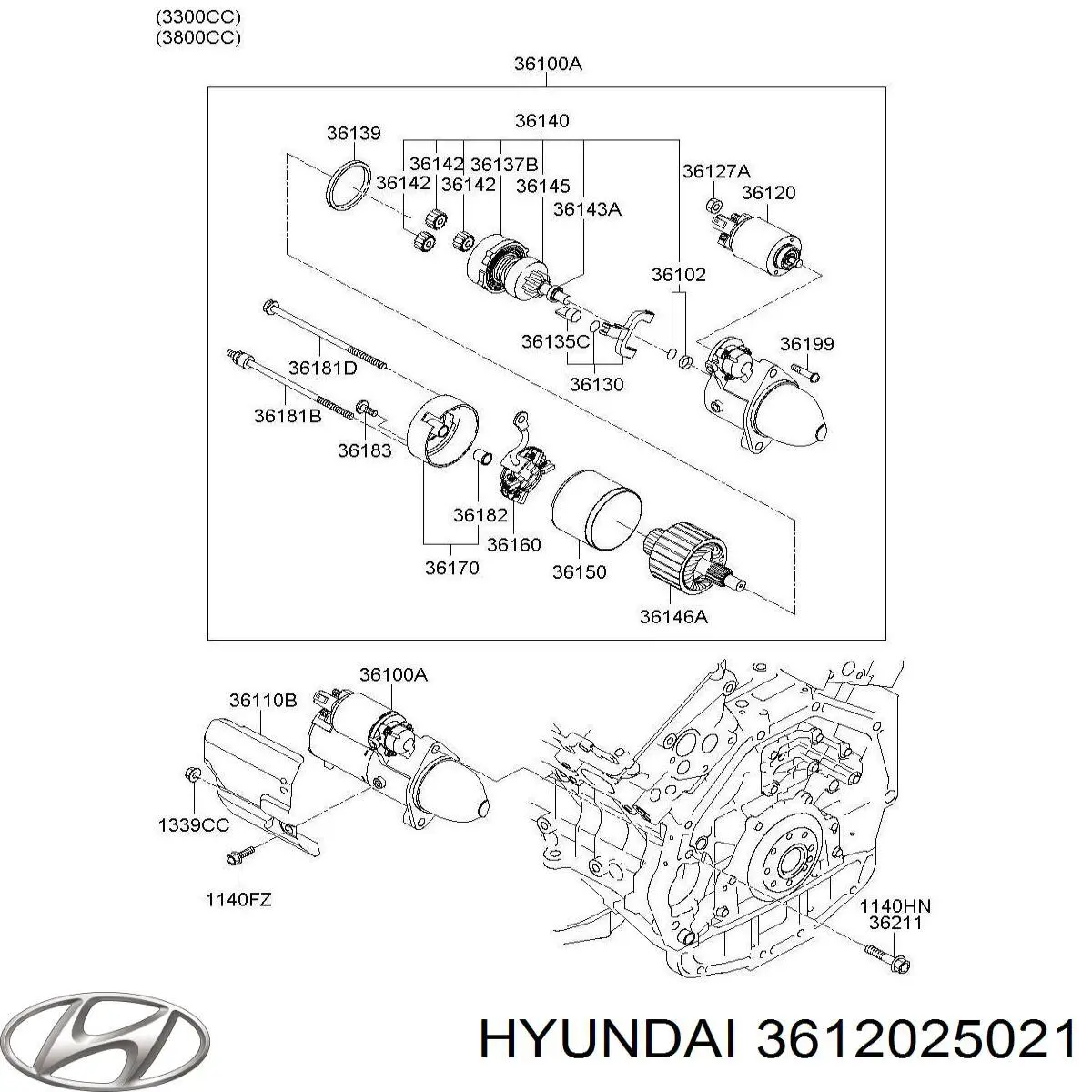 Купить 3612025020 Hyundai/Kia Тяговое реле