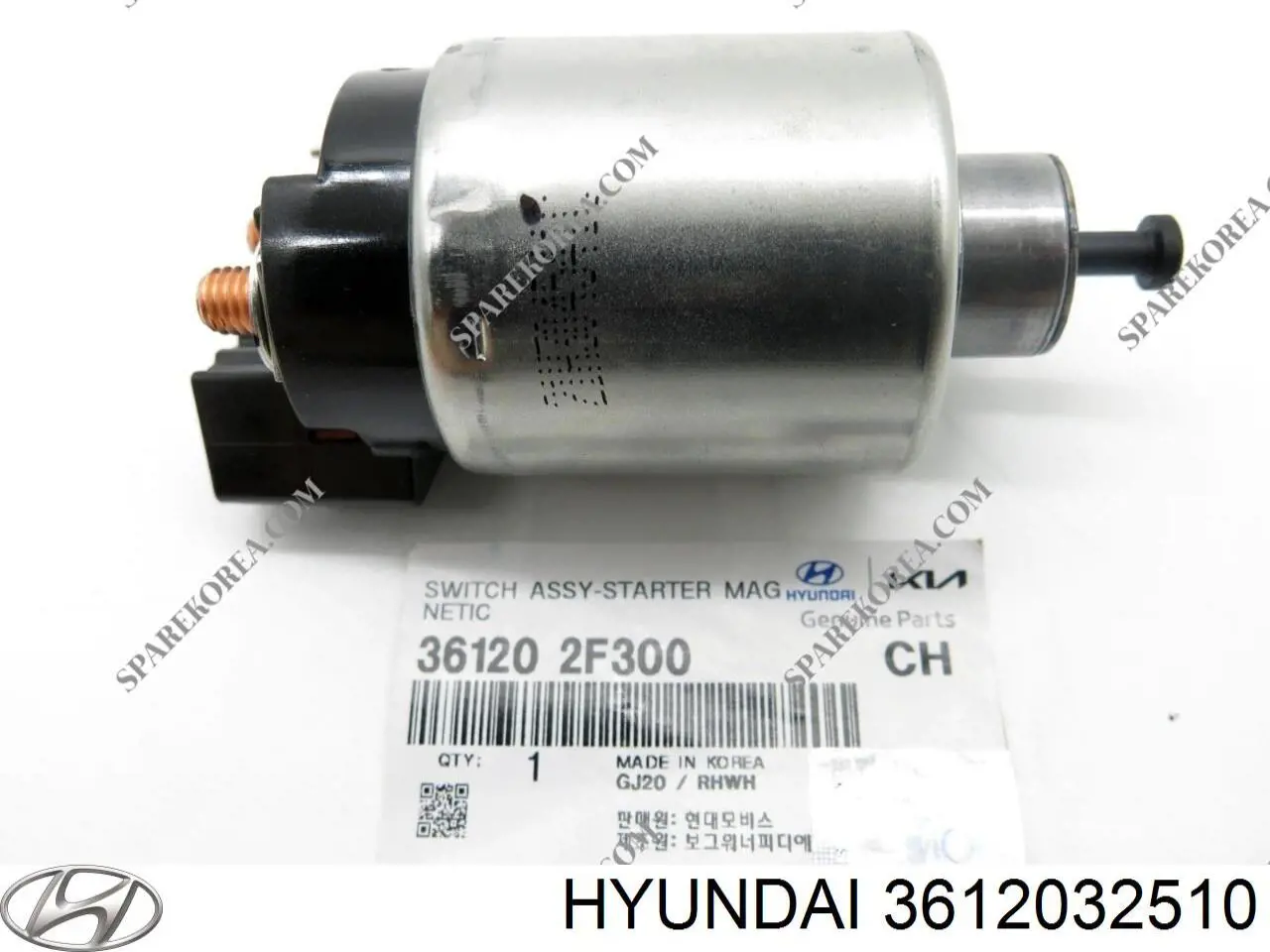 Втягивающее реле Hyundai/Kia 3612032510