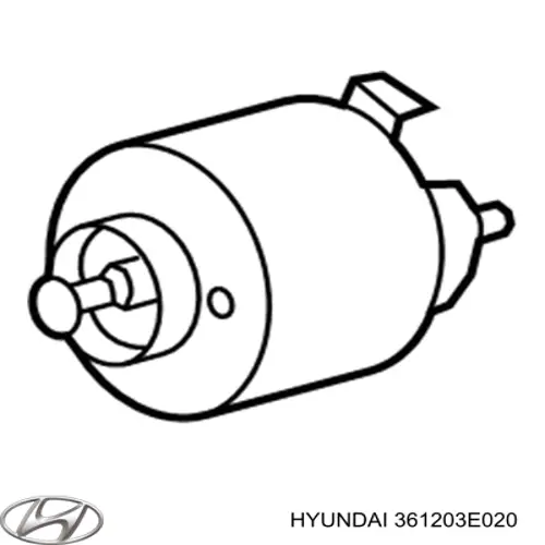 361203E020 Hyundai/Kia relê retrator do motor de arranco