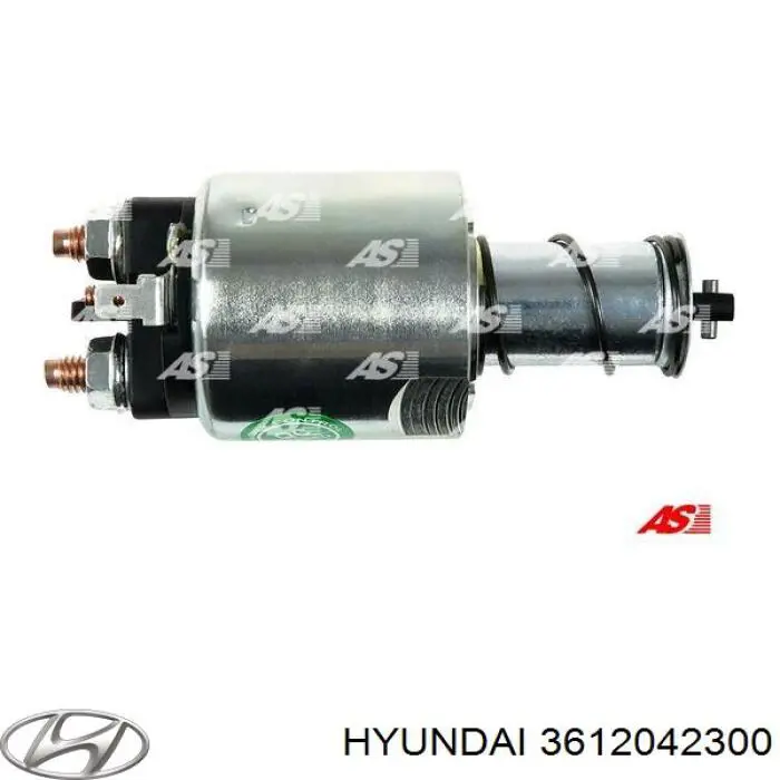 Реле втягивающее стартера Hyundai/Kia 3612042300