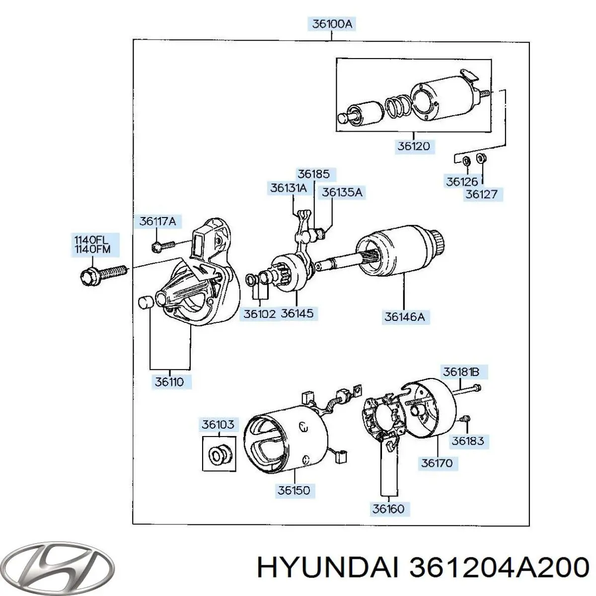 361204A200 Hyundai/Kia