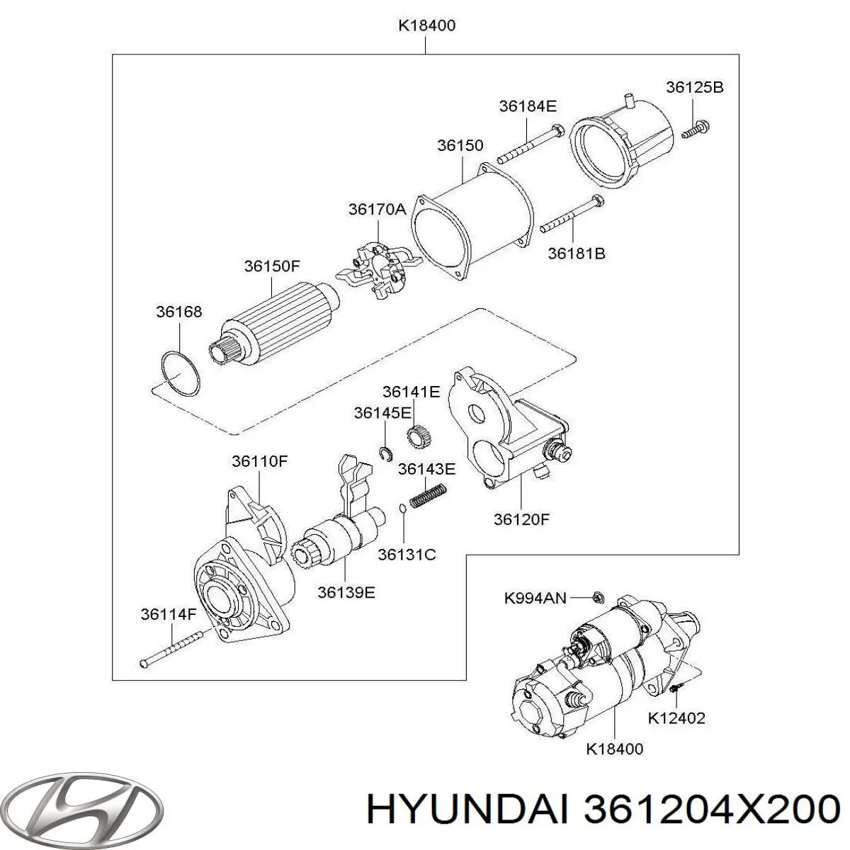  361204X200 Hyundai/Kia