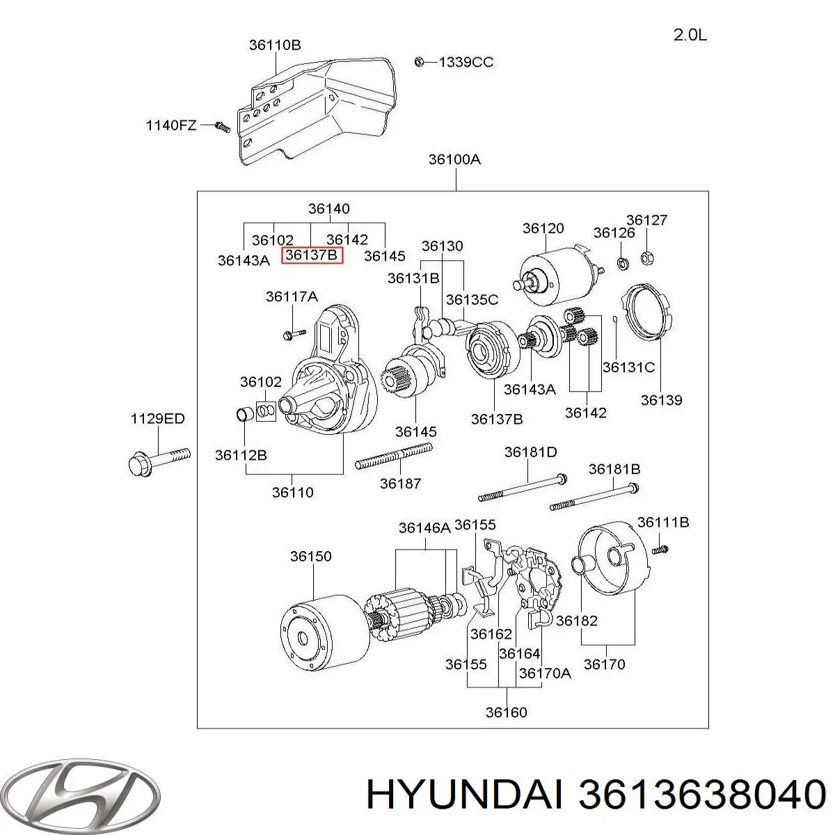 3613638040 Hyundai/Kia 