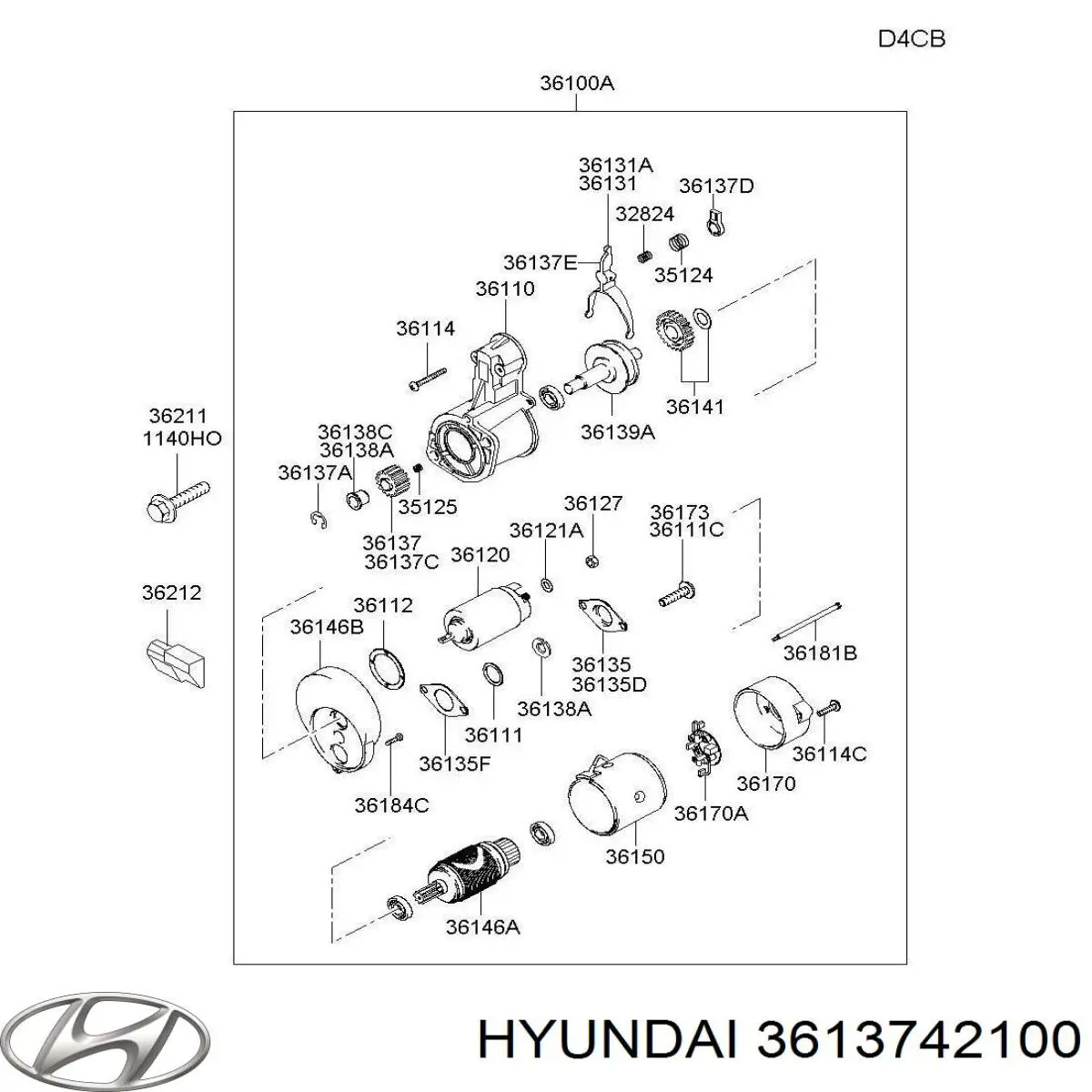  3613742100 Hyundai/Kia