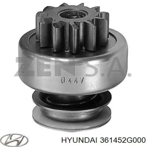 361452G000 Hyundai/Kia Привод стартера