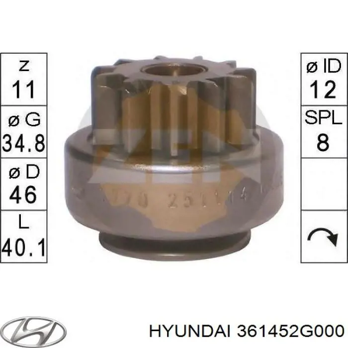 361452G000 Hyundai/Kia