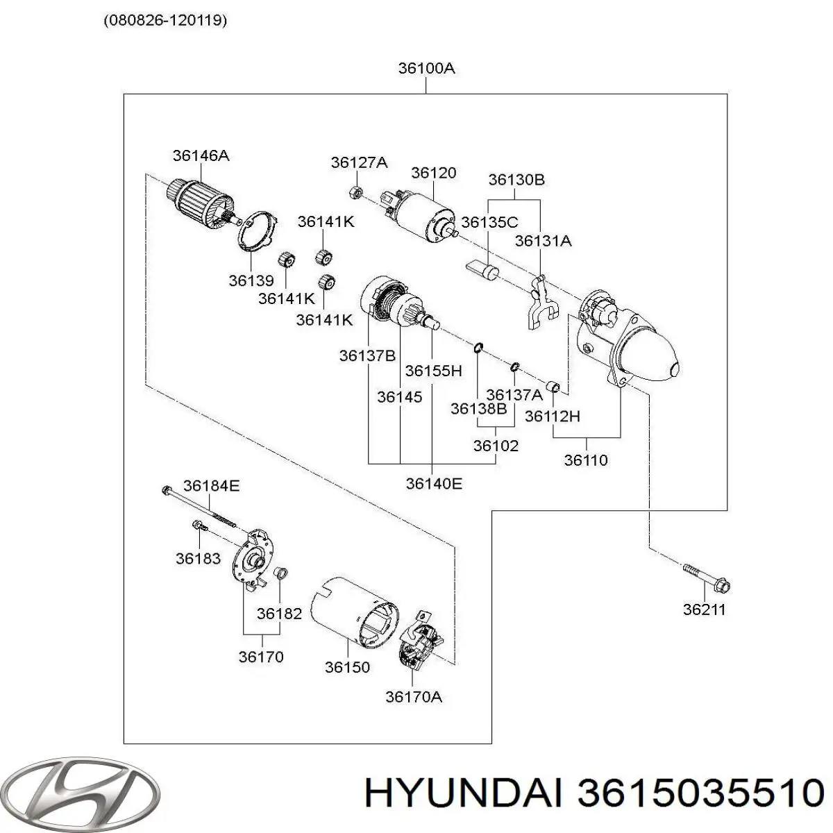  3615035510 Hyundai/Kia