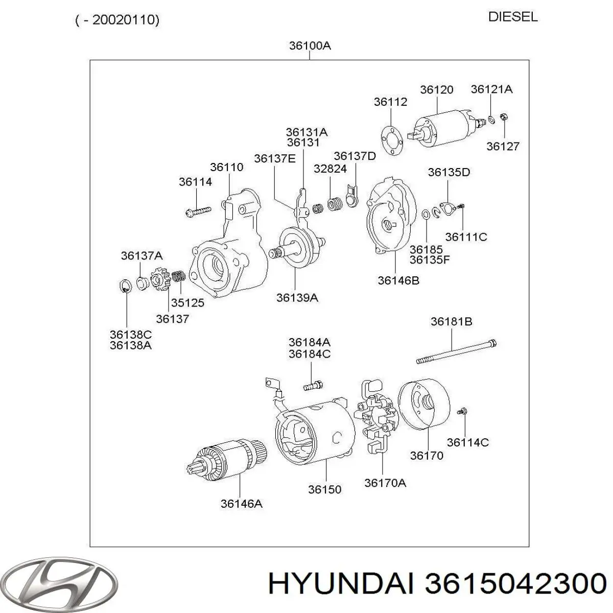 3615042300 Hyundai/Kia