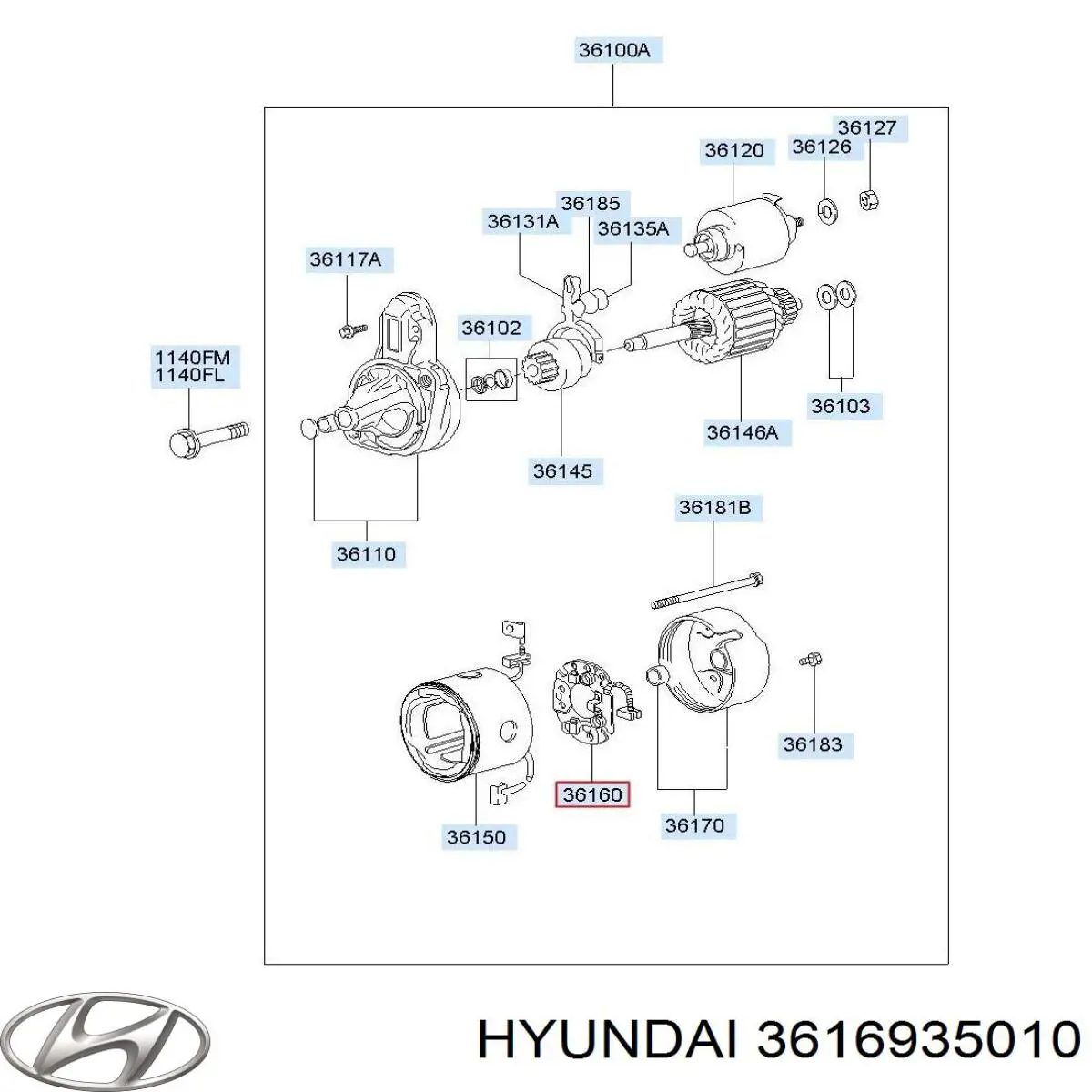  3616935010 Hyundai/Kia