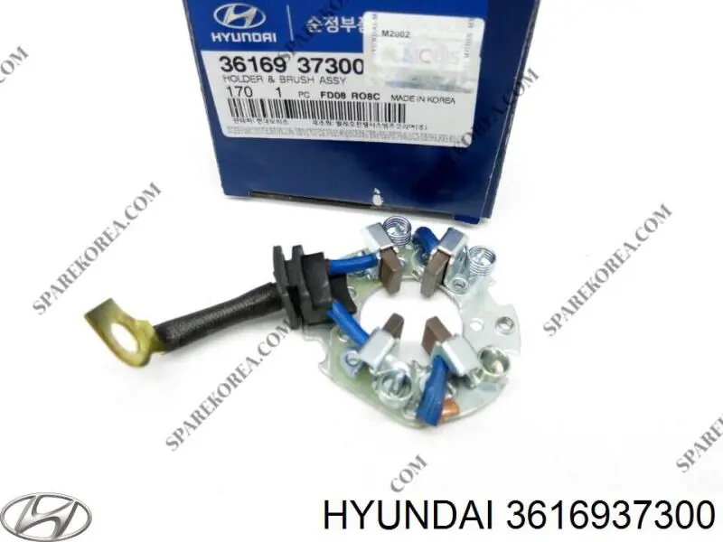 3616937300 Hyundai/Kia porta-escovas do motor de arranco