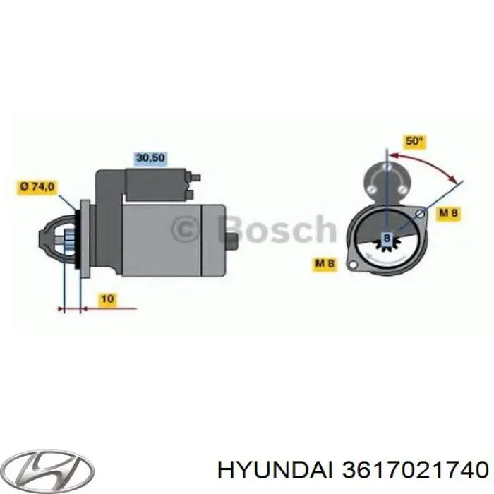 Щеткодержатель стартера Hyundai/Kia 3617021740 цена, от 5.97 USD