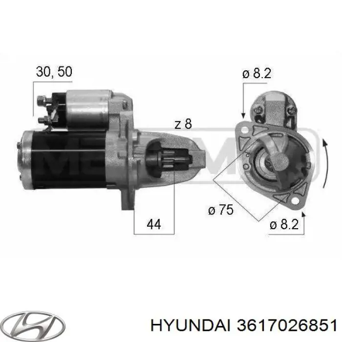  Hyundai/Kia 3617026851 цена, от 63.05 USD