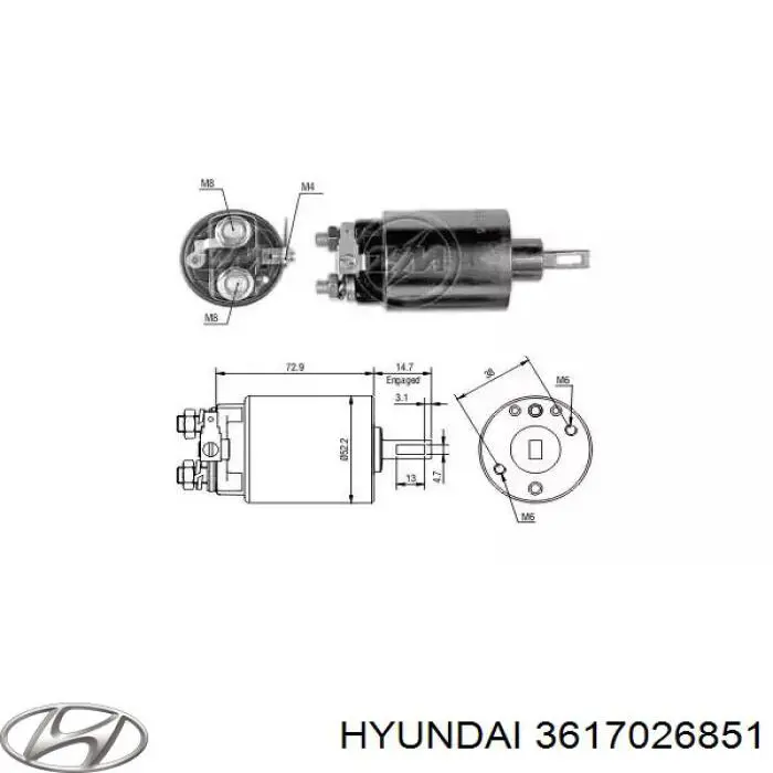 3617026851 Hyundai/Kia 