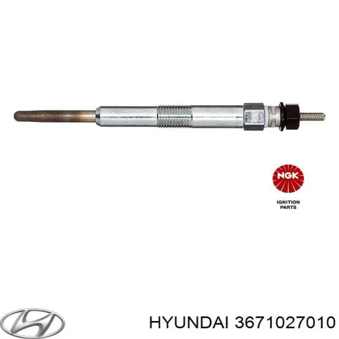Свечи накала 3671027010 Hyundai/Kia