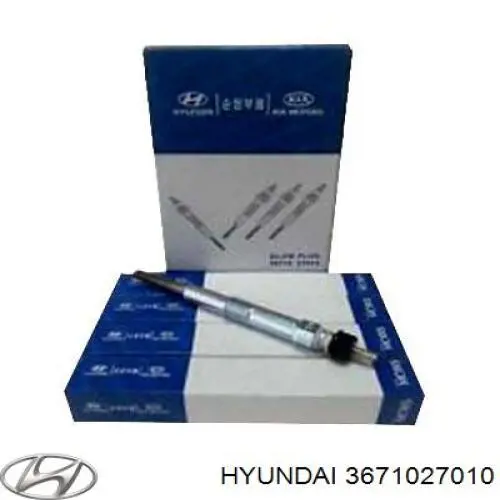 Свеча накала Hyundai/Kia 3671027010