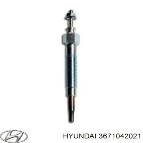 3671042021 Hyundai/Kia vela de incandescência