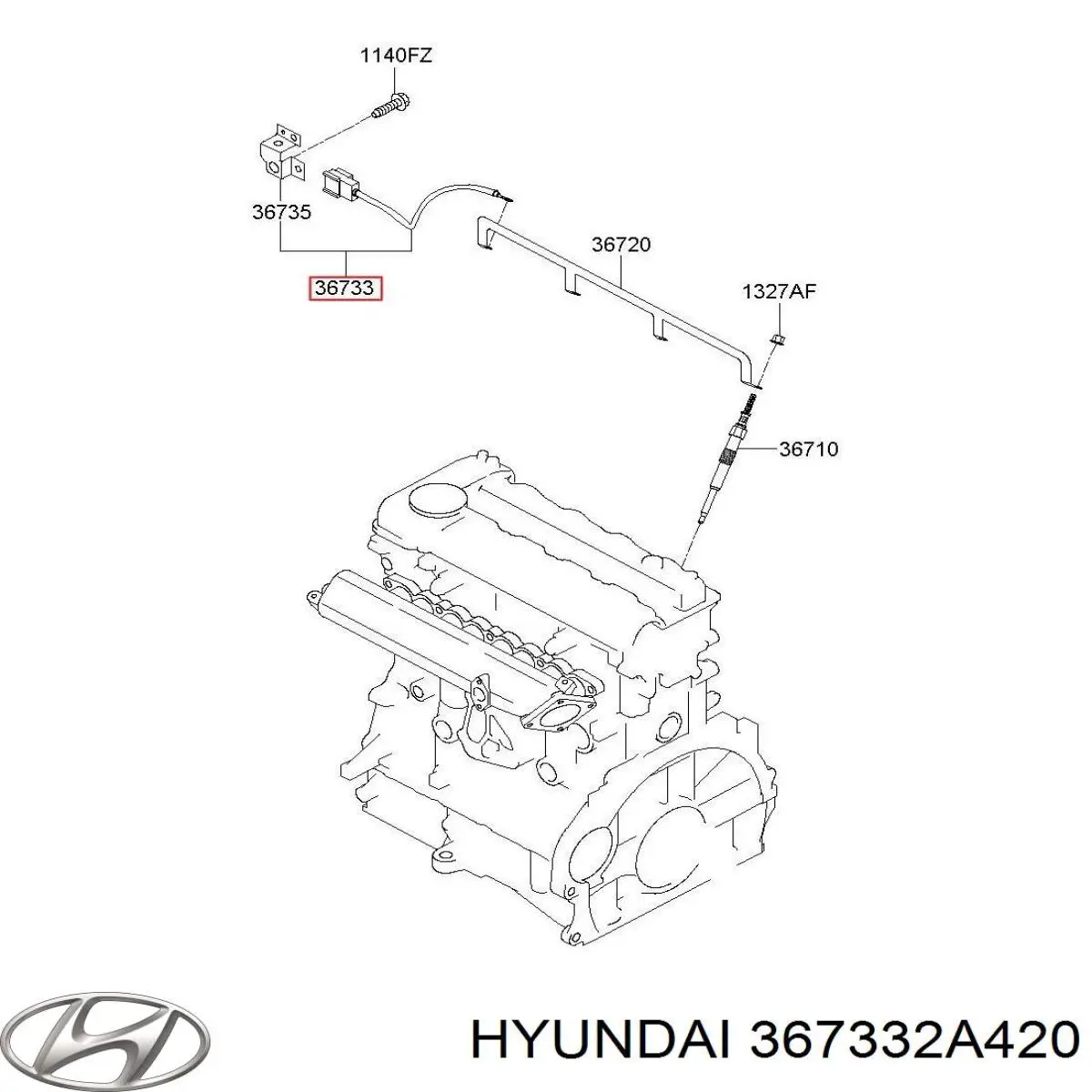  Hyundai/Kia 367332A420 цена, от 25.34 USD