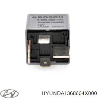 Реле свечей накаливания Hyundai/Kia 368604X000