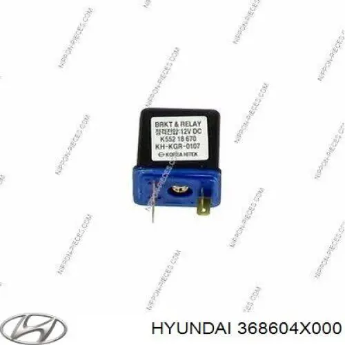 Купить 368604X000 Hyundai/Kia Реле свечей накала