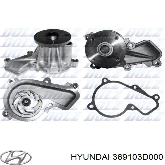 Насос охлаждения инвертора Hyundai/Kia 369103D000 цена, от 1407.85 USD
