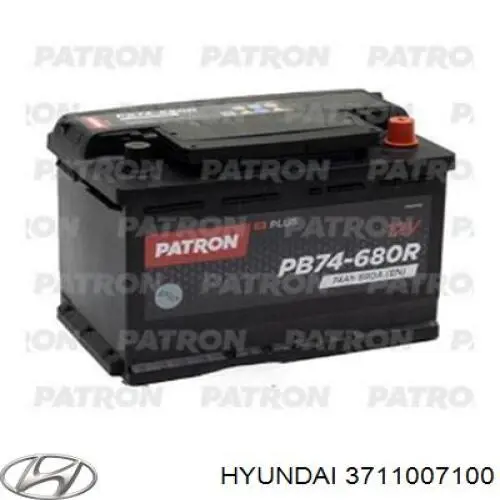Аккумулятор 3711007100 Hyundai/Kia