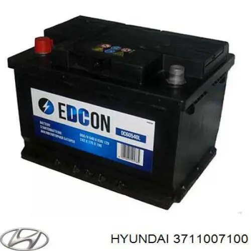 3711007100 Hyundai/Kia Аккумуляторная батарея
