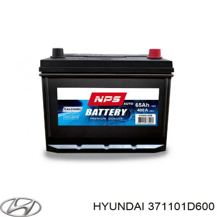 Купить 371101D600 Hyundai/Kia Батарея аккумуляторная