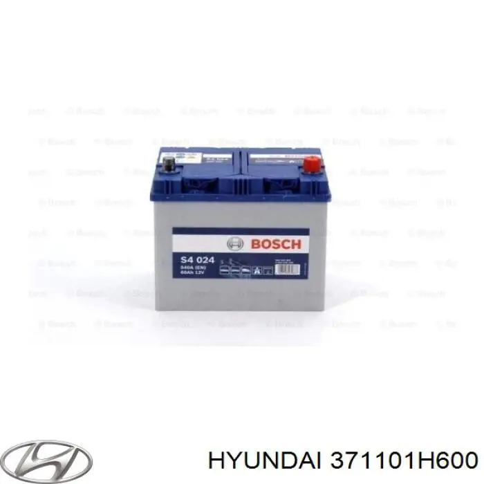 Аккумулятор 371101H600 Hyundai/Kia