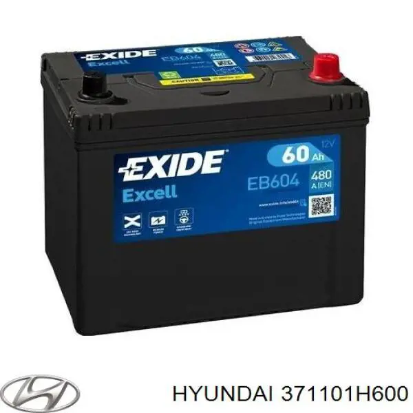 Аккумулятор автомобильный Hyundai/Kia 371101H600 цена, от 128.74 USD
