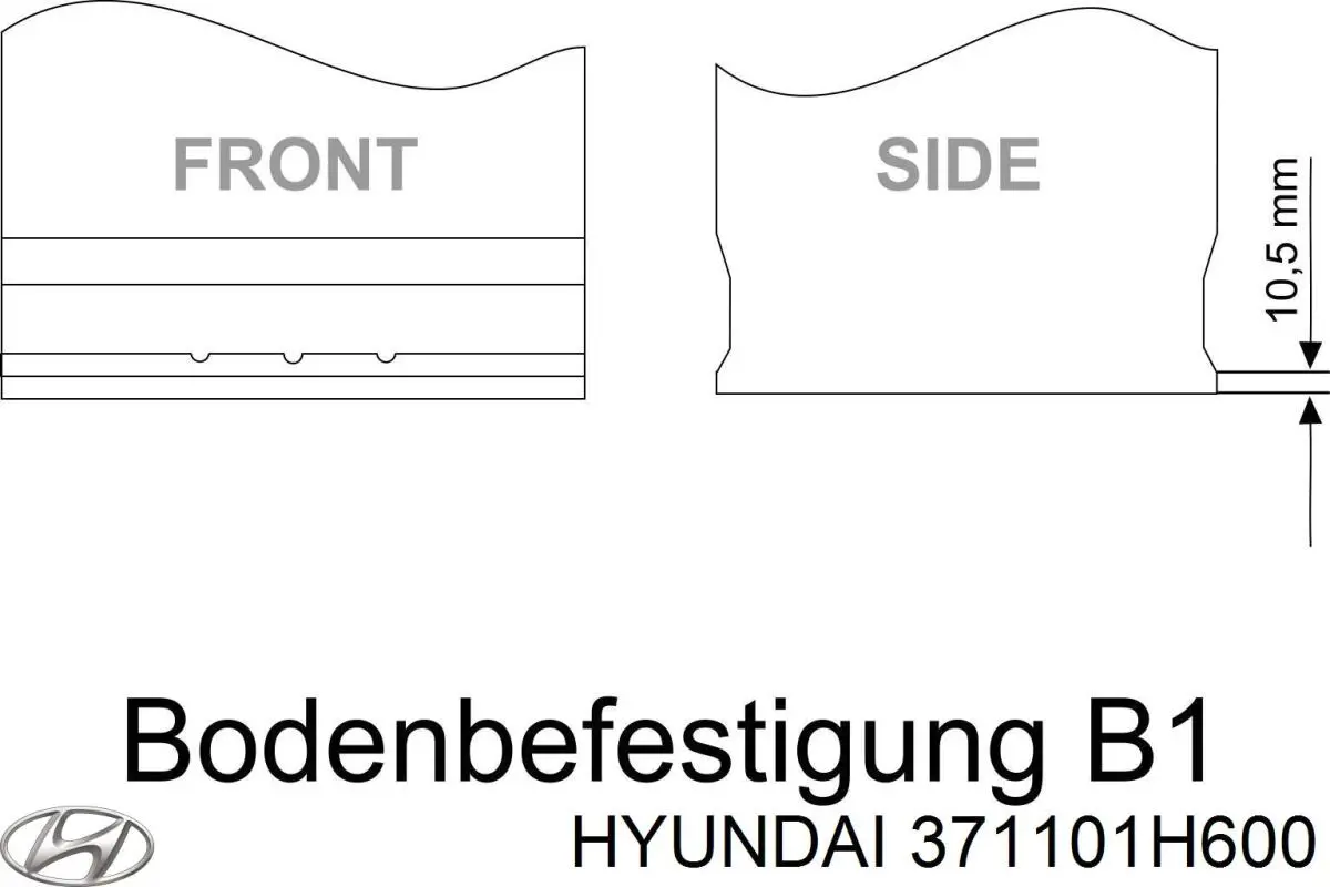 Купить 371101H600 Hyundai/Kia Батарея аккумуляторная