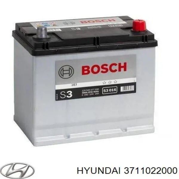 Аккумулятор автомобильный Hyundai/Kia 3711022000 цена, от 71.47 USD