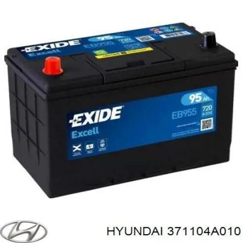 Купить 371104A010 Hyundai/Kia Батарея аккумуляторная