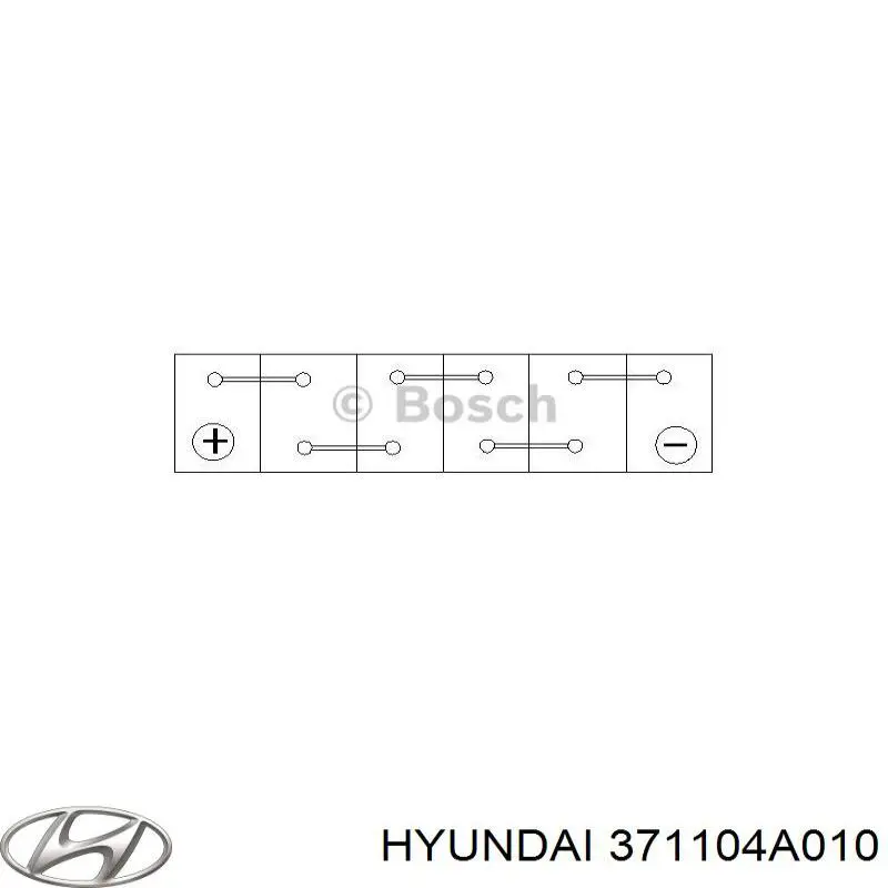 Аккумулятор автомобильный Hyundai/Kia 371104A010 цена, от 154.51 USD