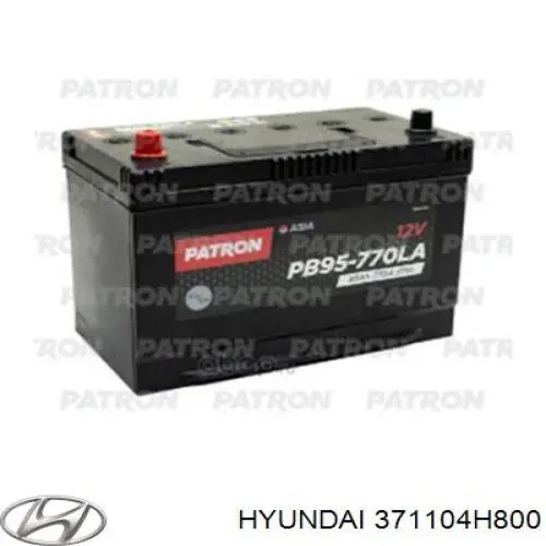 Аккумулятор 371104H800 Hyundai/Kia