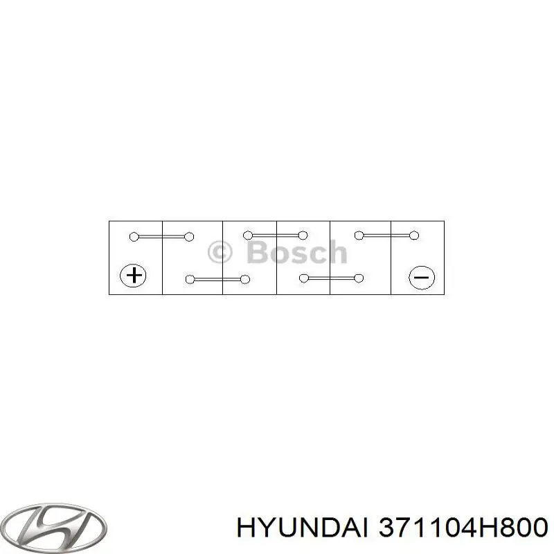 Купить Аккумулятор Hyundai/Kia 100 А/ч (371104H800)