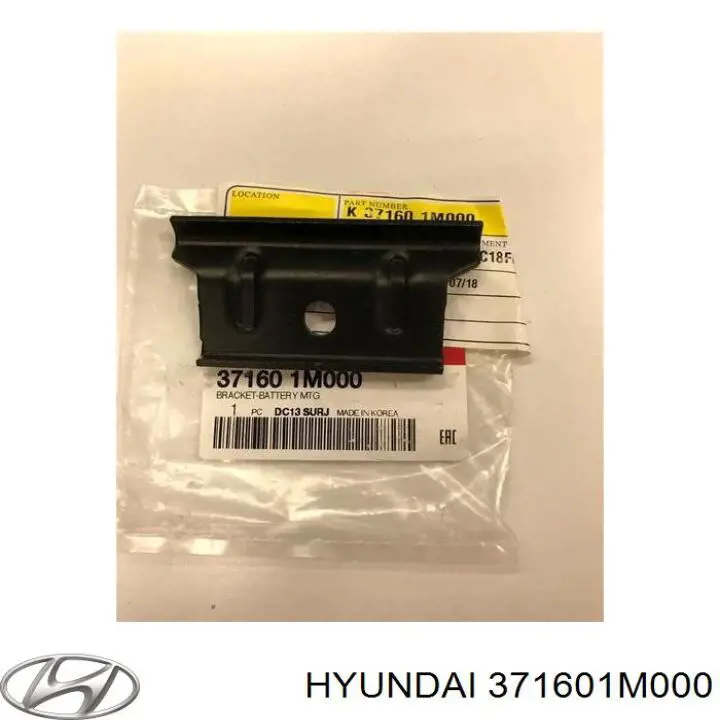 Купить 371601M000 Hyundai/Kia Подставка аккумулятора