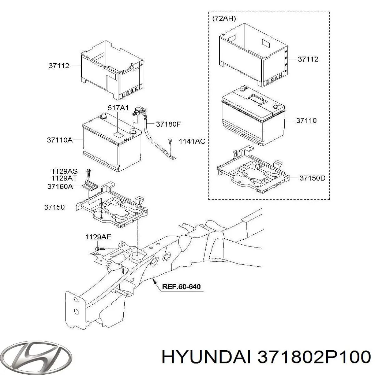  Hyundai/Kia 371802P100 цена, от 56.50 USD