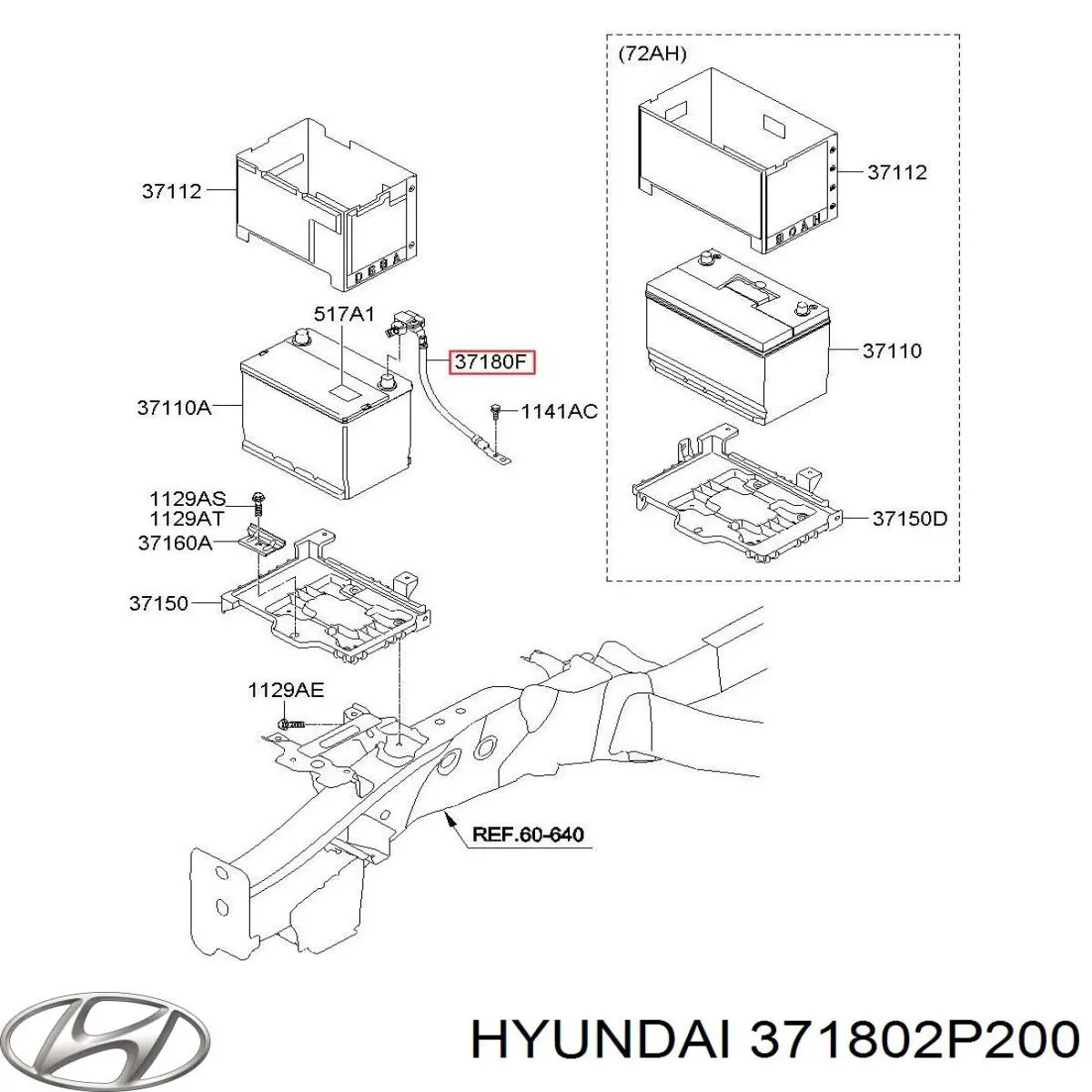  Hyundai/Kia 371802P200 цена, от 59.55 USD