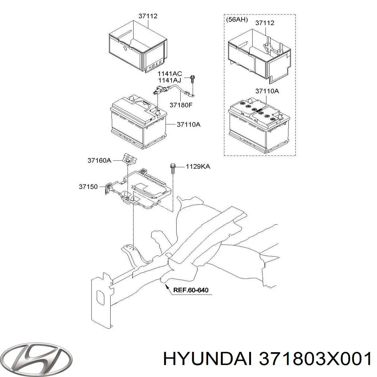 Купить 371803X001 Hyundai/Kia 