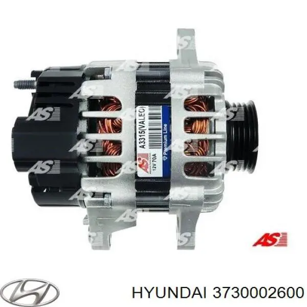 3730002600 Hyundai/Kia генератор