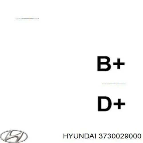 Генератор 3730029000 Hyundai/Kia