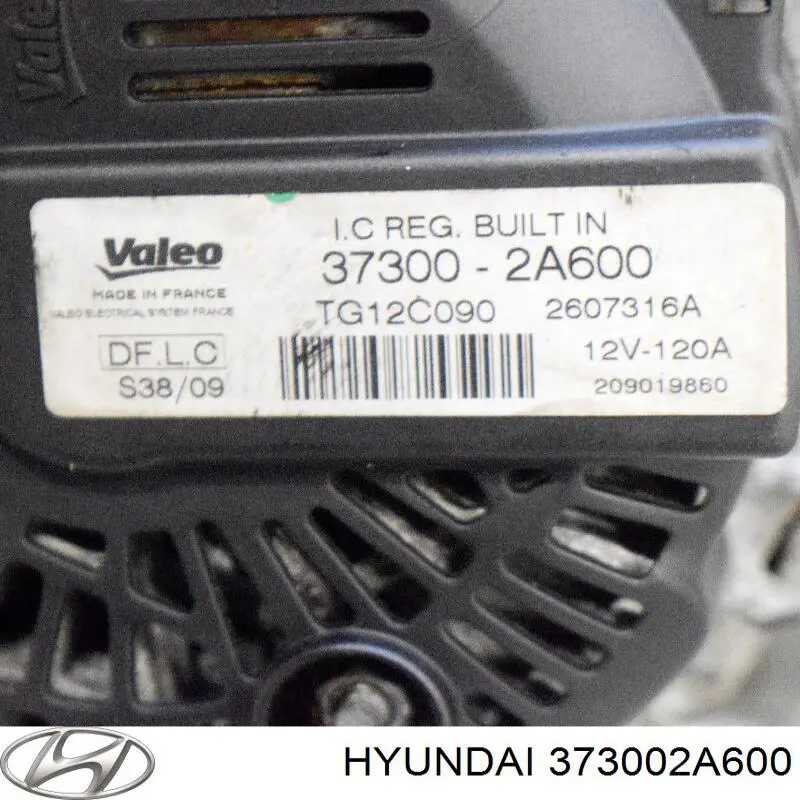 373002A600 Hyundai/Kia Генератор автомобильный