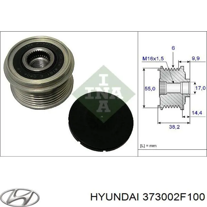 373002F100 Hyundai/Kia генератор