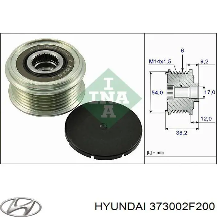 Купить 373002F200 Hyundai/Kia Генератор