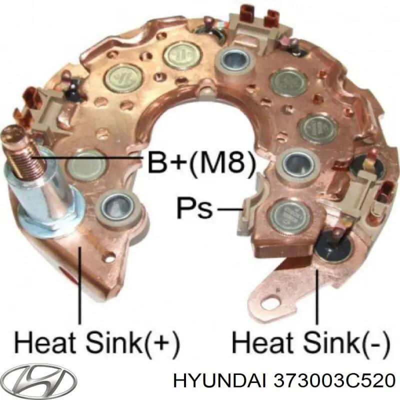 Автомобильный генератор Hyundai/Kia 373003C520 цена, от 152.37 USD