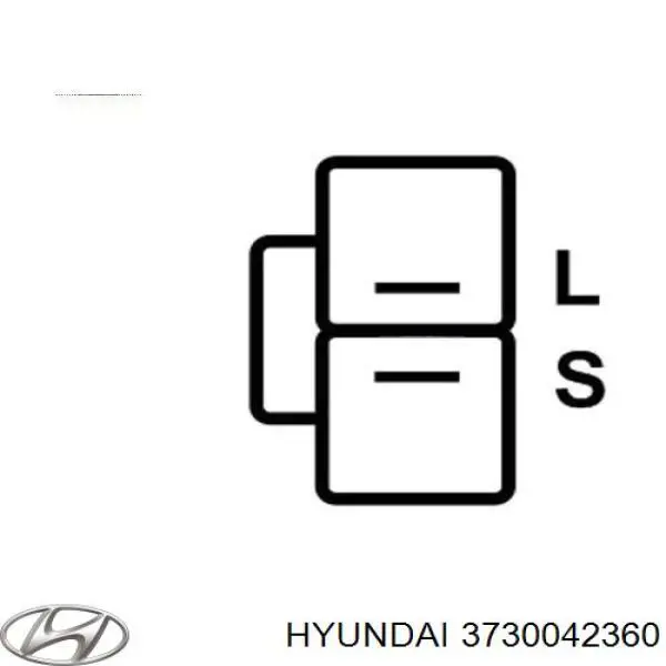 3730042360 Hyundai/Kia Генератор автомобильный