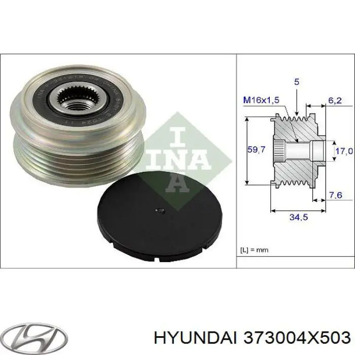 373004X503 Hyundai/Kia gerador