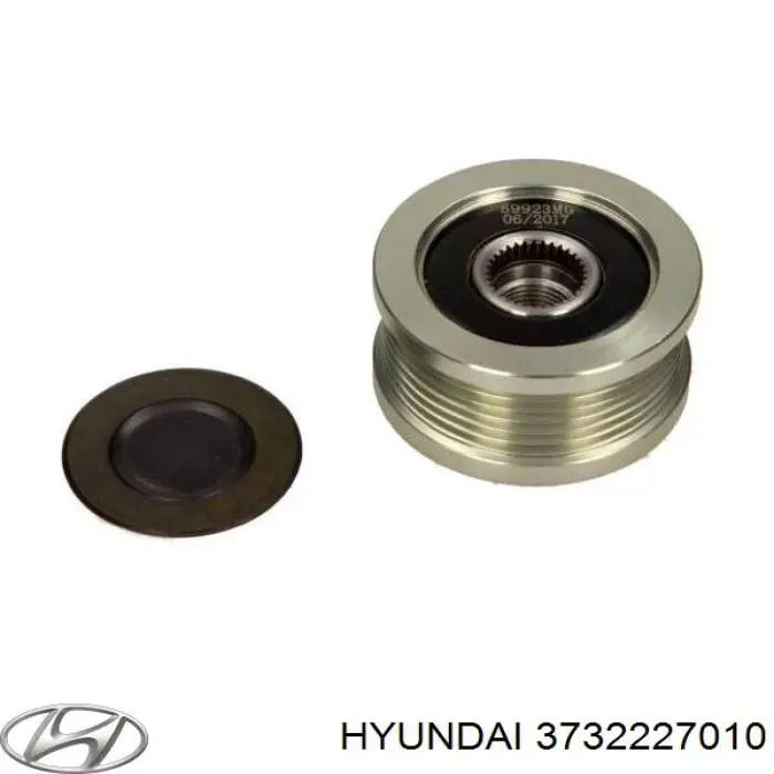 Шкив генератора 3732227010 Hyundai/Kia