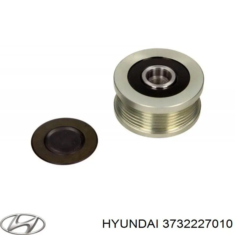 Шкив генератора 3732227010 Hyundai/Kia