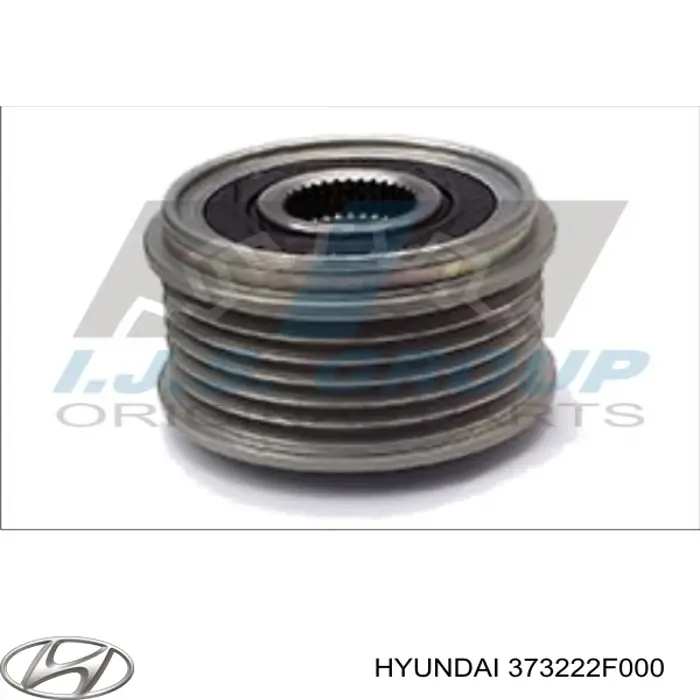 Купить 373222F000 Hyundai/Kia Шкив ремня генератора